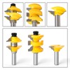 MEIGGTOOL Router Bit Set 1/2-Inch Shank, 3Pcs/Set Extended Tenon Entry