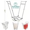 Garden Trash Bag Holder - Outdoor Leaf Bag Support Stand