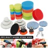 Polishing Pads Set 1/2/3 Inch Anti-Scratch Buffing Pad Washable Car