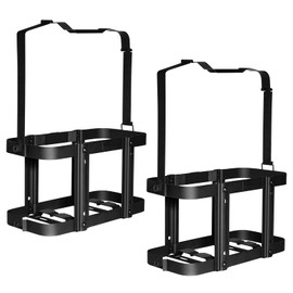 SPARKWHIZ Jerry Gas Can Holder, 5 Gallon / 20 Liter Steel Jerry Can Mount Brackets, 2 Pack