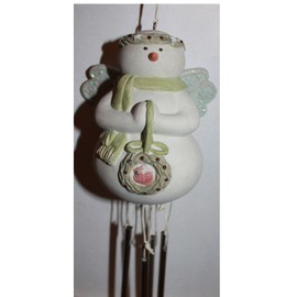 Grasslands Road Traditional Snowman Wind Chime (Angel)