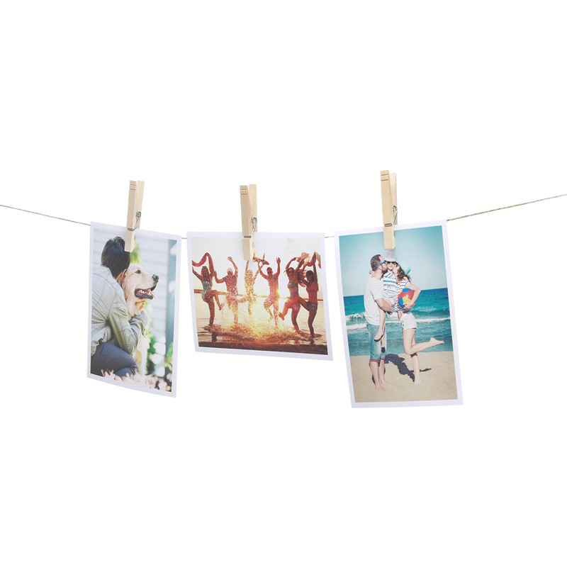 Whitmor Wood Natural Clothespins, S/100