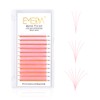EMEDA Self-Fanning Volume Eyelashes, Colourful Pink, 0.07 mm, D Curl,