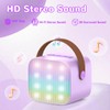 Eaever Mini Karaoke Machine for Girls 3 4 5 6