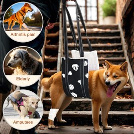 Dog Lifting Harness,Adjustable Dog Carrier Sling for Back Legs,Pet Mobility Aids Support Sling For Back Legs,Pet Leg Lifter for Medium & Large Dogs Senior,Injured,Disabled (XL)