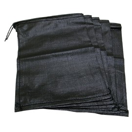 Hagihara Industries Rakuchin Black Sandbags Length Approx. 17.7 inches (45 cm), Width Approx. 11.8 inches (30 cm), Pack of 5