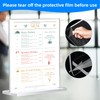 12 Pack Acrylic Sign Holder 8.5 x 11, Double-Sided Clear