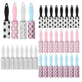40 Pcs Mini Lint Roller for Travel Lint Roller Travel Size Mini, Small Rollers Romovers for Pet Hair Bulk Sticky Clothes for Pet Hair Extra Sticky Dog Cat