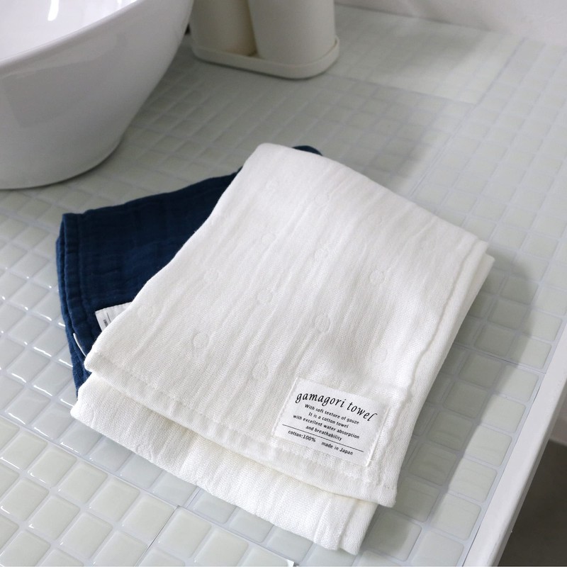 Gamagori Towel Six Weave Gauze Face Towel, Approx. 12.6 x