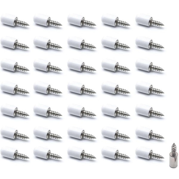 Cabinet Shelf Pegs Self-Tapping Screws, 36Pcs Self Tapping Cabinet Shelf