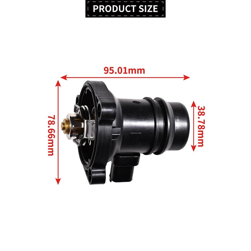 YUCKMZ Thermostat Coolant with Seal Compatible with Cruze Astra J