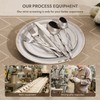 KINGSTONE Silverware Set, Luxury 40 Piece Flatware Set for 8,