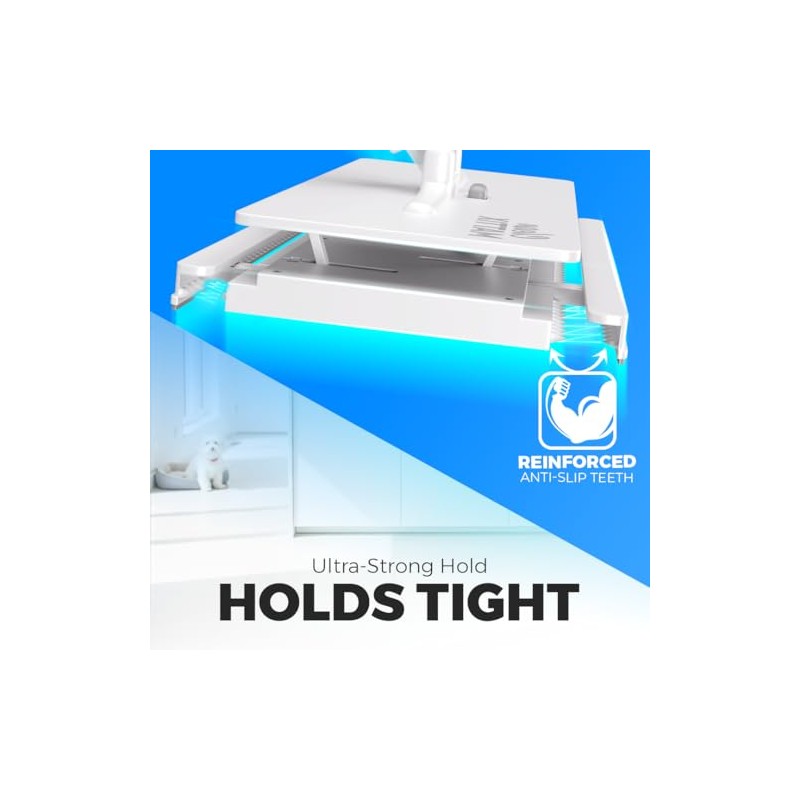 FlexiClamp Sweep & Mop Kit - Compatible with Swiffer Pads,