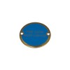 Bary Fire Door Keep Locked Sign Polished Brass