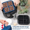 Webake Freidora de aire de silicona para hornear, molde de