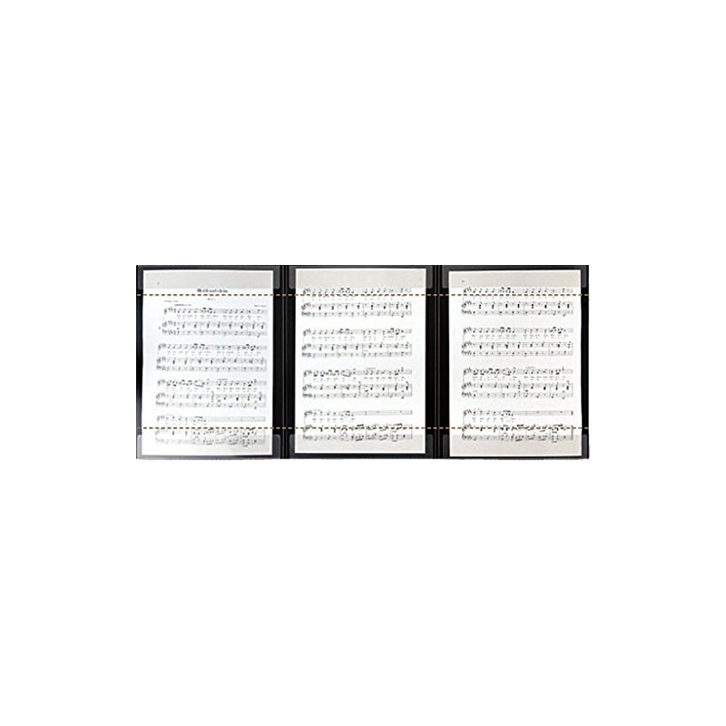 NAKANO ナカノ トリプル楽譜シートホルダー FL-160T