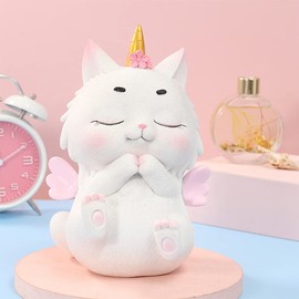 Unicorn Kitty Coin Piggy Bank Unicorn Cat Money Saving Box Nursery Decor