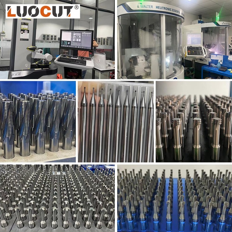 Metric Carbide Thread Milling Cutters Threading End Mills for Aluminum
