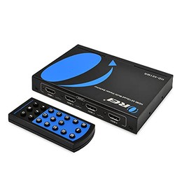 Orei HDMI Multi-Viewer 4x1 Seamless HDMI Switch by OREI - 4 Ports, IR Remote, Supports up to 1080p, Security Camera, HDMI Switch 4 in 1 Out