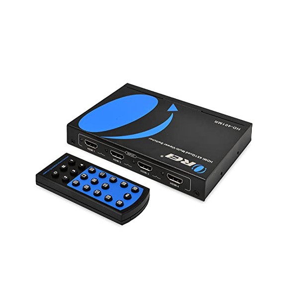 Orei HDMI Multi-Viewer 4x1 Seamless HDMI Switch by OREI -