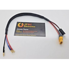 Reflex Racing Hard Case Charging Cable 2S Lipo RRE012 - 4mm/Banana