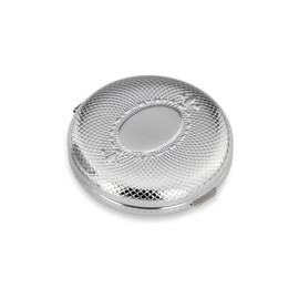 Pill Box Round Filigree 3 Compartments 6 x 2 cm Premium Silver Plated Elegant Silver-Plated