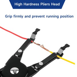 Soldering Pliers, Soldering Clamp, Wire Soldering Clamp, Multi-Function Metal Soldering Aid Pliers Pick‑Up Aid Tool for Soldering Automobile Maintenance Repairing