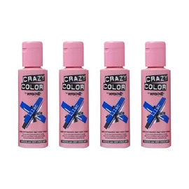 Semi-Permanent Hair Colour Cream Dye Crazy Colour Renbow 4 x 100 ml