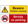 The Signal Range Pack of 2 signs 300mm x 200mm