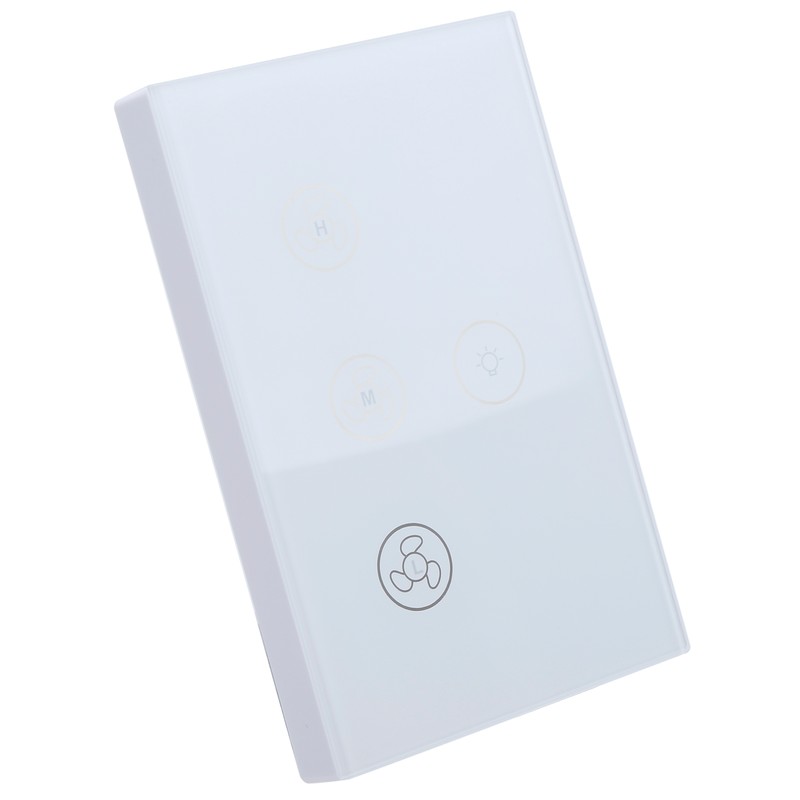 Smart WiFi Air Fan Lamp Touch Switch Voice Control Compatible