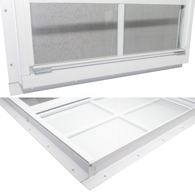 NeatiEase 2 Pack Shed Window, 18" x 23" Flush Mount