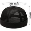 Havely Men's Mesh Roll Cap, No Brim, Baseball Umpire, Solid