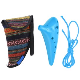 Ocarina ABS C Tune 12 Hole Musical Instrument for Adults Children Professional LearnersBlue