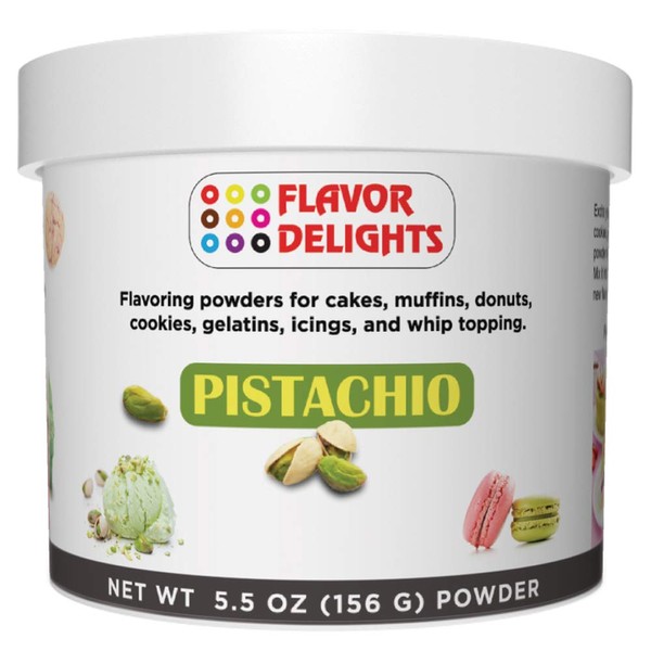 Angel Specialty Products Flavor Delights Flavored Powder Bakery Mix Pistachio