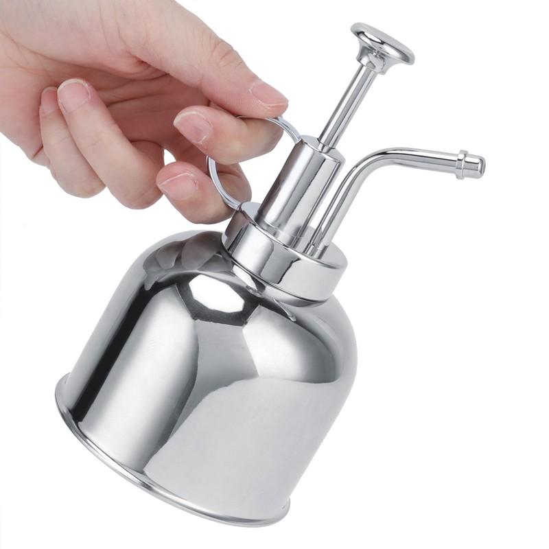 300ml Stainless Steel Watering Can Watering Flowers Small Mini Watering