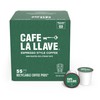 Cafe La Llave Espresso-Style Dark Roast Coffee Pods for Keurig
