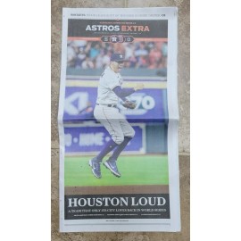 2021 ALCS AL Champs  Houston Chronicle newspaper ASTROS World Series Bound