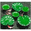 WhistenFla Floating Lily Pads for Ponds, 6Pcs Realistic Lily Pads