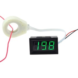 bayite DC 5-120V 400A Mini Digital Current Voltage Amp Meter Gauge with Hall Effect Sensor Transformer