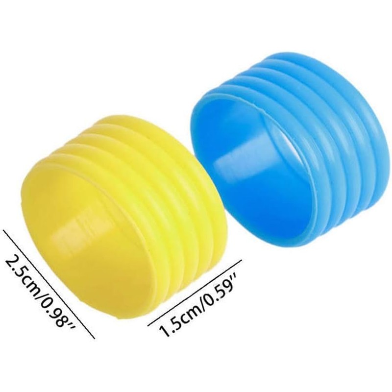 JJLFresheners 5Pcs Racket Handle Rubber Ring Stretchy Tennis Racquet Band
