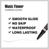 Music Flower Liquid Eyeliner, Waterproof and Smudge-proof Liquid Eyeliner Pen,