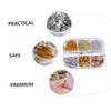 Healeved Nail Art Foil Glitter Sequins for Nail Decoration Safe