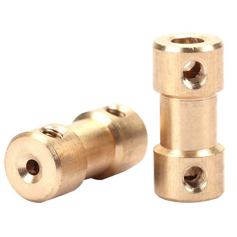 5 Piece Motor Copper Shaft Coupling Connector Sleeve Transfer Joint