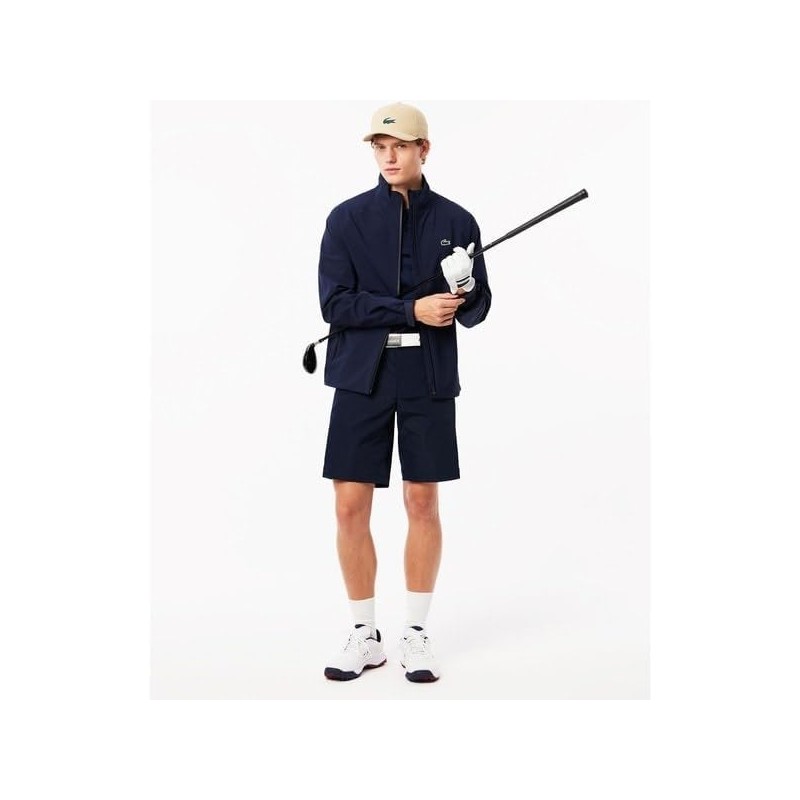 Lacoste RK1103-99GIZTU One-Point Waterproof Golf Cap, natural, Free size