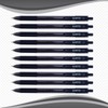 CLARO Trion Grip RT Retractable Ballpoint Pens, BLACK, Fine Point