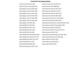 Tusk Starter for Polaris Ranger 500 4X4 EFI 2008-2009,2011-2013