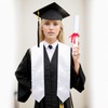 Gvhntk Unisex Plain Graduation Stole Honor Satin Sash Adult Students