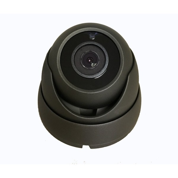 101AV 1080P Security Dome Camera True Full-HD 4in1(TVI, AHD, CVI, CVBS) 2.4 Megapixel STARVIS Image Sensor 3.6mm Fixed Lens in/Outdoor Smart IR Camera for Home Office Surveillance- Charcoal