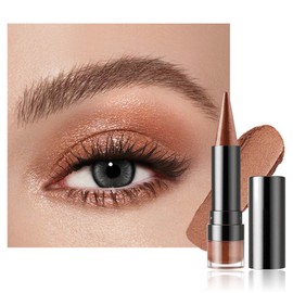 BINGBRUSH 4-in-1 Metallic Glitter Makeup Stick, Eyeshadow and Eyeliner, Waterproof Shimmer, Long-Lasting (#01-Sunset Blaze, 1 Count (Pack of 1))