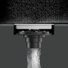 EXF Square Shower Floor Drain 6 Inch Brushed Nickel, Stainless